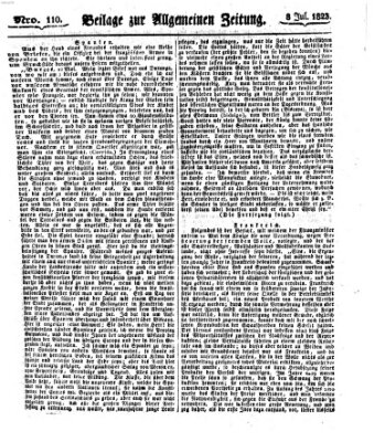 Allgemeine Zeitung Dienstag 8. Juli 1823