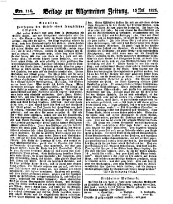 Allgemeine Zeitung Sonntag 13. Juli 1823