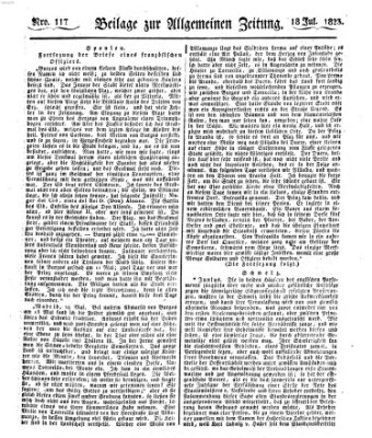 Allgemeine Zeitung Freitag 18. Juli 1823