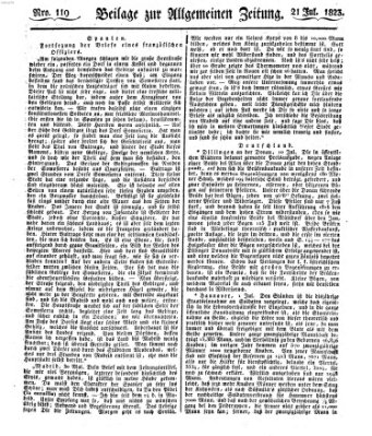 Allgemeine Zeitung Sonntag 20. Juli 1823