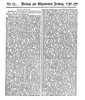 Allgemeine Zeitung Freitag 25. Juli 1823