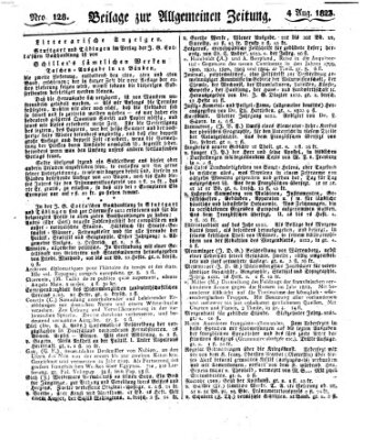 Allgemeine Zeitung Montag 4. August 1823