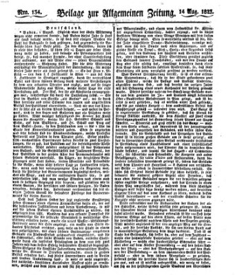 Allgemeine Zeitung Donnerstag 14. August 1823