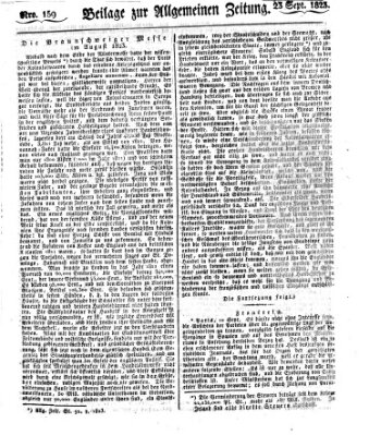 Allgemeine Zeitung Dienstag 23. September 1823