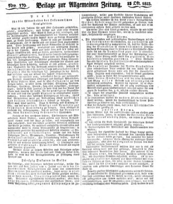 Allgemeine Zeitung Donnerstag 23. Oktober 1823