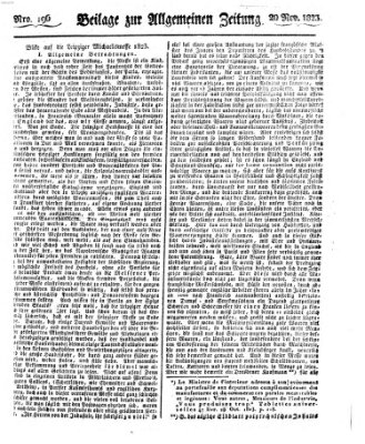 Allgemeine Zeitung Donnerstag 20. November 1823