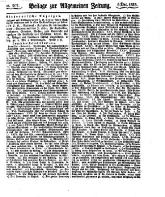 Allgemeine Zeitung Freitag 5. Dezember 1823