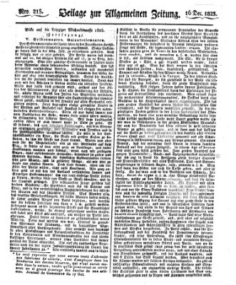 Allgemeine Zeitung Dienstag 16. Dezember 1823