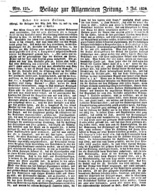 Allgemeine Zeitung Samstag 3. Juli 1824