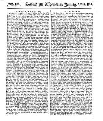 Allgemeine Zeitung Samstag 7. August 1824