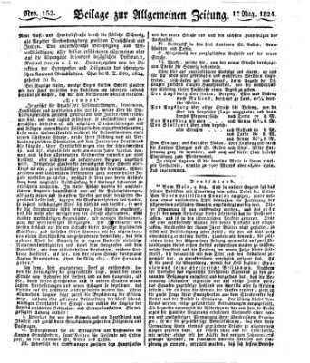 Allgemeine Zeitung Dienstag 17. August 1824