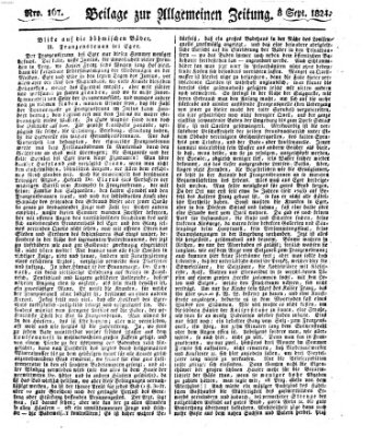 Allgemeine Zeitung Mittwoch 8. September 1824