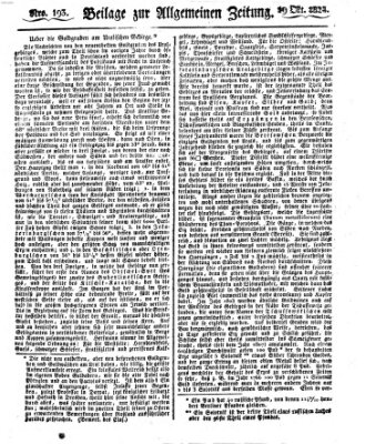 Allgemeine Zeitung Dienstag 19. Oktober 1824