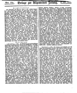 Allgemeine Zeitung Montag 20. Dezember 1824