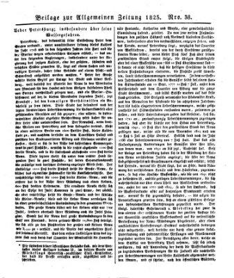 Allgemeine Zeitung Montag 7. Februar 1825