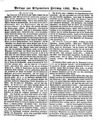 Allgemeine Zeitung Dienstag 22. Februar 1825