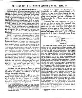 Allgemeine Zeitung Donnerstag 24. Februar 1825