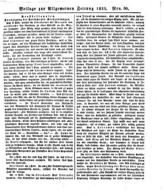 Allgemeine Zeitung Dienstag 1. März 1825