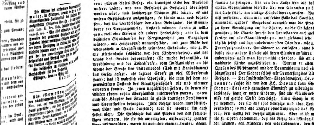 Allgemeine Zeitung Donnerstag 28. April 1825