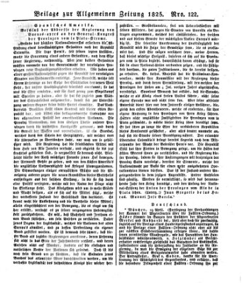 Allgemeine Zeitung Montag 2. Mai 1825