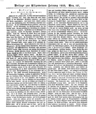 Allgemeine Zeitung Samstag 7. Mai 1825