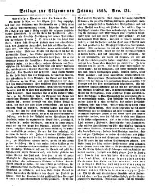 Allgemeine Zeitung Mittwoch 11. Mai 1825