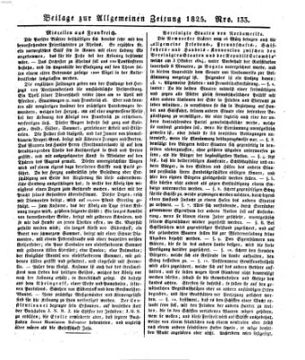 Allgemeine Zeitung Freitag 13. Mai 1825