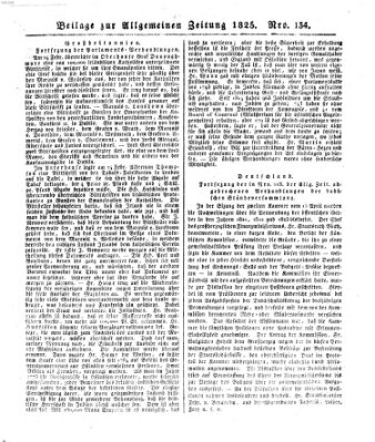 Allgemeine Zeitung Samstag 14. Mai 1825