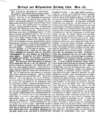 Allgemeine Zeitung Dienstag 17. Mai 1825