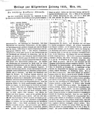 Allgemeine Zeitung Freitag 20. Mai 1825