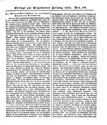 Allgemeine Zeitung Dienstag 24. Mai 1825