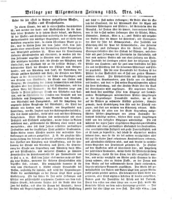 Allgemeine Zeitung Donnerstag 26. Mai 1825