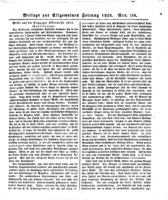 Allgemeine Zeitung Freitag 3. Juni 1825