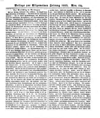 Allgemeine Zeitung Mittwoch 8. Juni 1825