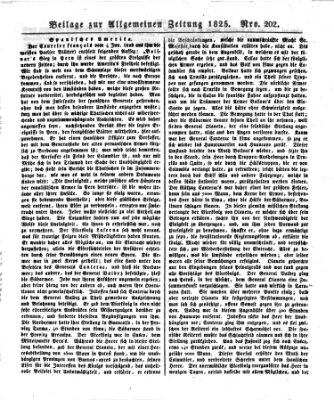 Allgemeine Zeitung Donnerstag 21. Juli 1825