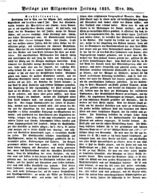 Allgemeine Zeitung Donnerstag 28. Juli 1825