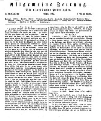 Allgemeine Zeitung Samstag 3. Mai 1828