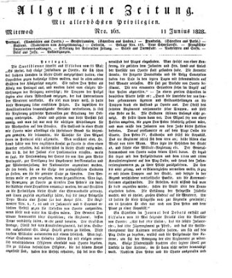 Allgemeine Zeitung Mittwoch 11. Juni 1828