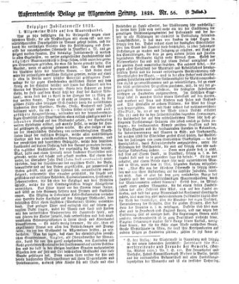 Allgemeine Zeitung Sonntag 6. Juli 1828