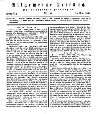 Allgemeine Zeitung Dienstag 25. Mai 1830