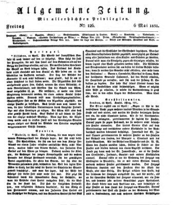 Allgemeine Zeitung Freitag 6. Mai 1831