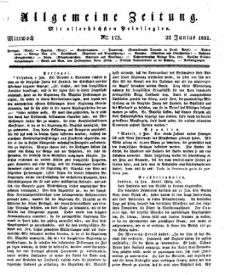 Allgemeine Zeitung Mittwoch 22. Juni 1831