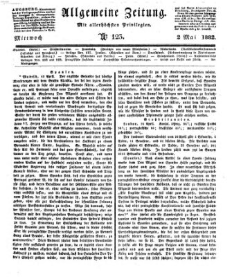 Allgemeine Zeitung Mittwoch 2. Mai 1832