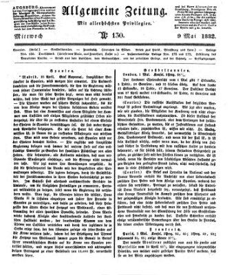 Allgemeine Zeitung Mittwoch 9. Mai 1832