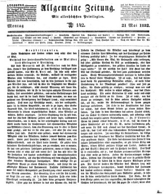 Allgemeine Zeitung Montag 21. Mai 1832