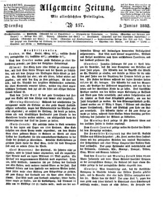 Allgemeine Zeitung Dienstag 5. Juni 1832