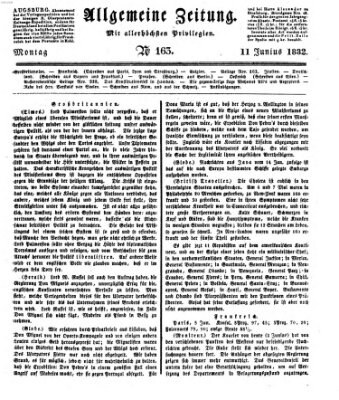 Allgemeine Zeitung Montag 11. Juni 1832