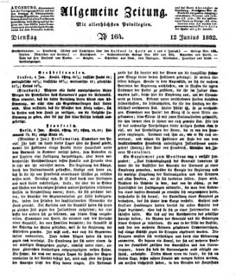 Allgemeine Zeitung Dienstag 12. Juni 1832