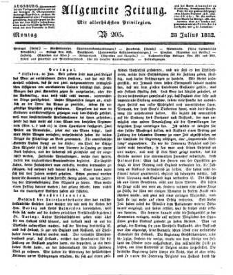 Allgemeine Zeitung Montag 23. Juli 1832