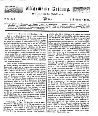 Allgemeine Zeitung Freitag 8. Februar 1833